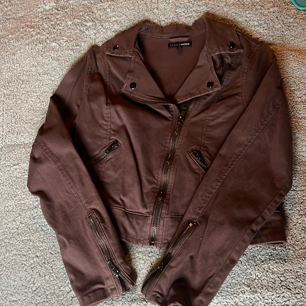 Fashion Nova Mauve Jacket Brand New never worn